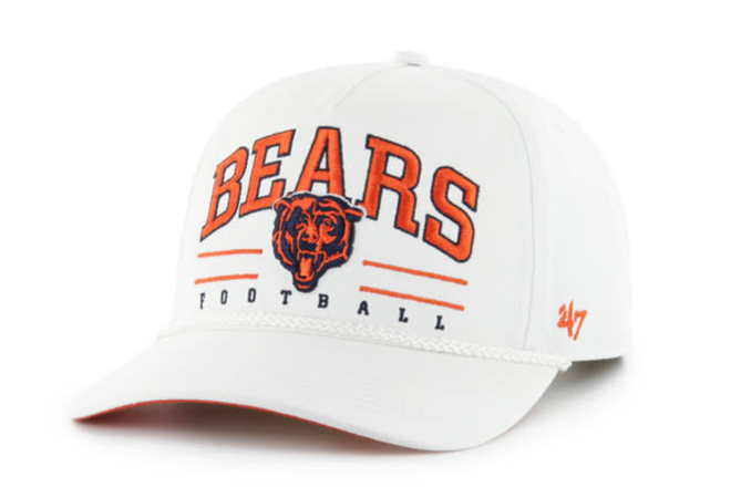 Chicago Bears White Roscoe '47 Hitch Youth Adjustable Hat