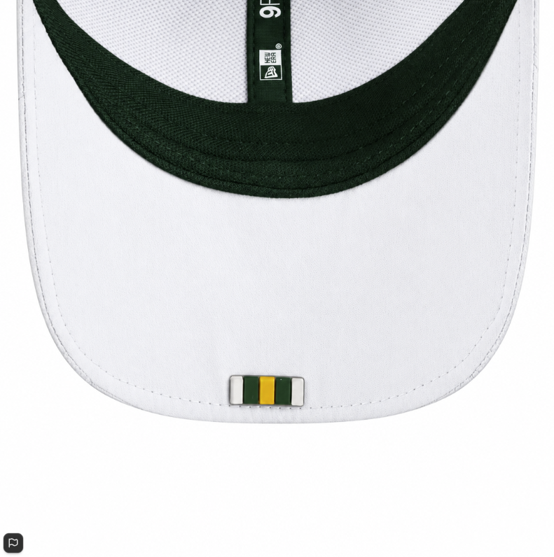 Men's New Era Gray Green Bay Packers 2025 Sideline M-Crown 9FORTY Adjustable Hat