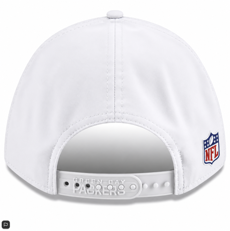 Men's New Era Gray Green Bay Packers 2025 Sideline M-Crown 9FORTY Adjustable Hat