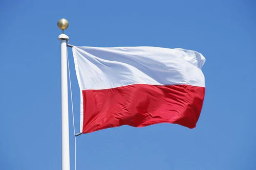 Poland Civil Flag 5'x3' 100D