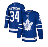 Men's Toronto Maple Leafs Auston Matthews adidas Blue Authentic Player Jersey