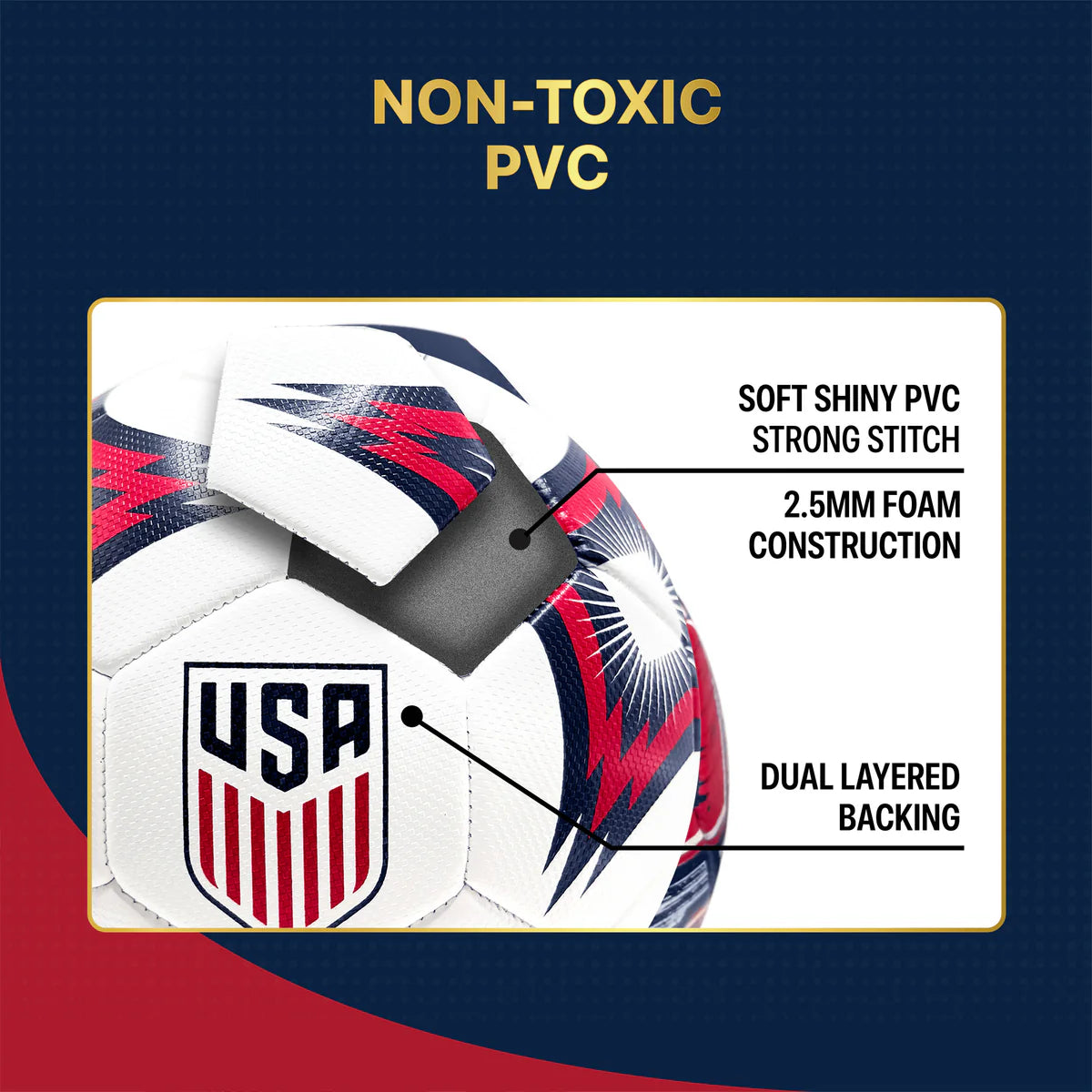 USA Soccer Ball - Size 5