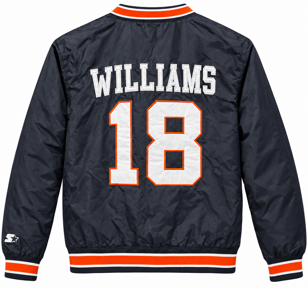 Chicago Bears Williams #18 Starter Pullover Jacket
