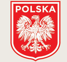 Polska Retro 70's Style Polish Eagle Emblem  T-Shirt