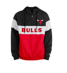 Men's New Era Chicago Bulls Quarter Zip Jacket