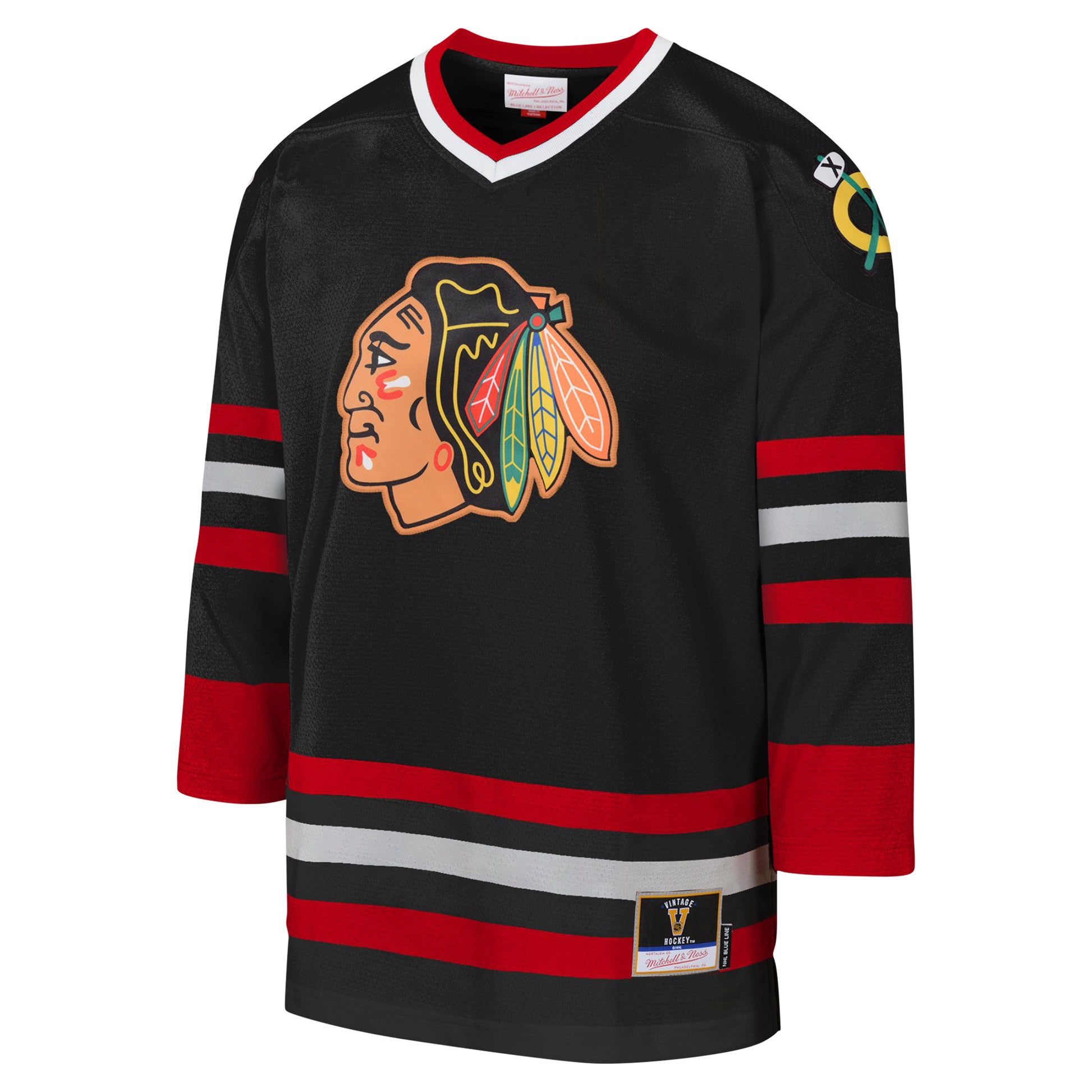 Chicago Blackhawks 1997 Black Retro Youth Jersey - Main Image