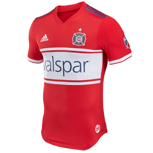 Adidas Mens Chicago Fire Valspar Jersey Red