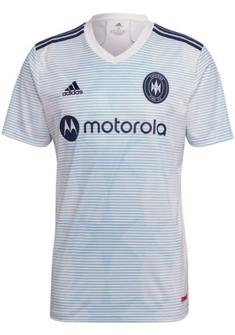 Adidas Chicago Fire MLS 2021/22 Youth Away Jersey - White