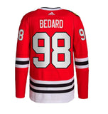 back of chicago blackhawks jersey 98 number red home authentic adidas