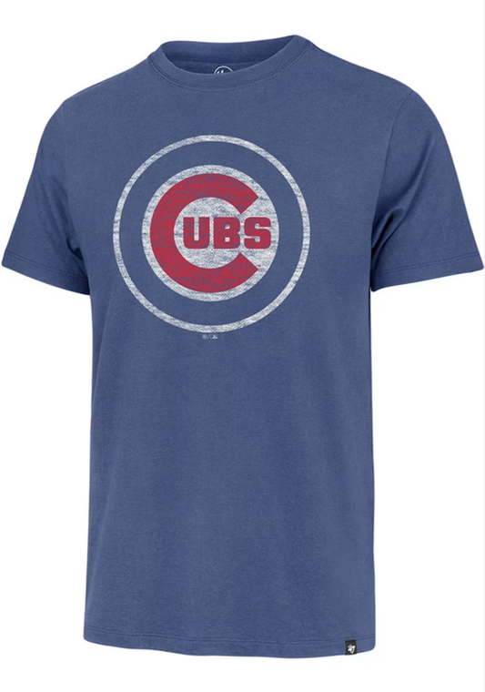 47 Chicago Cubs Blue Premier Franklin Short Sleeve Fashion T Shirt