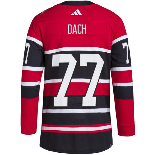 Kirby Dach Chicago Blackhawks NHL Adidas Authentic Reverse Retro Jersey