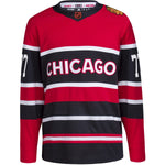 Kirby Dach Chicago Blackhawks NHL Adidas Authentic Reverse Retro Jersey