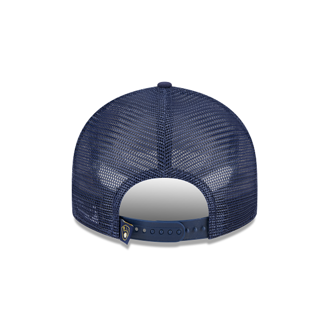 Milwaukee Brewers Dark Navy 9FIFTY Trucker Meshback Hat