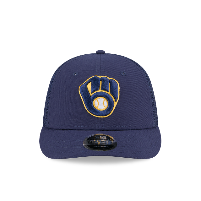 Milwaukee Brewers Dark Navy 9FIFTY Trucker Meshback Hat