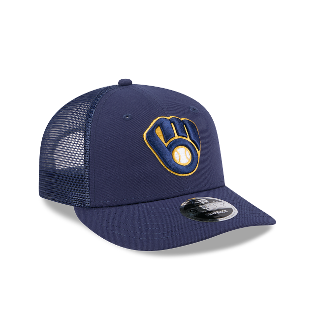 Milwaukee Brewers Dark Navy 9FIFTY Trucker Meshback Hat