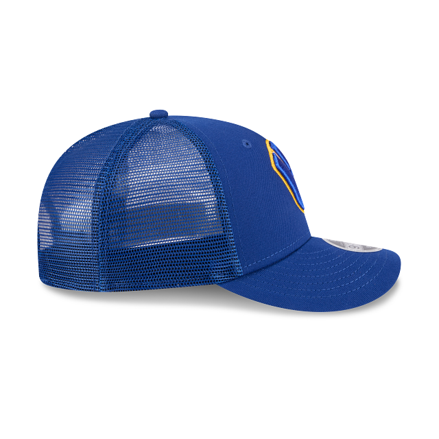 Milwaukee Brewers Blue 9FIFTY Trucker Meshback Hat