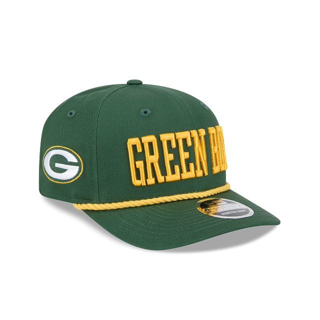 Green Bay Packers 9SEVENTY Wordmark Green Rope Hat