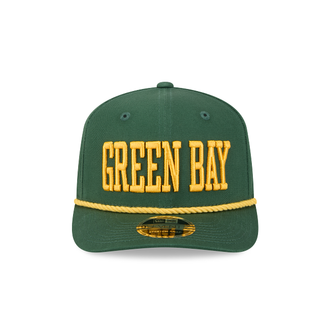 Green Bay Packers 9SEVENTY Wordmark Green Rope Hat