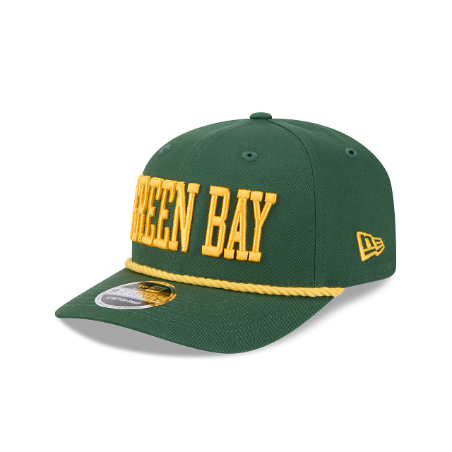 Green Bay Packers 9SEVENTY Wordmark Green Rope Hat