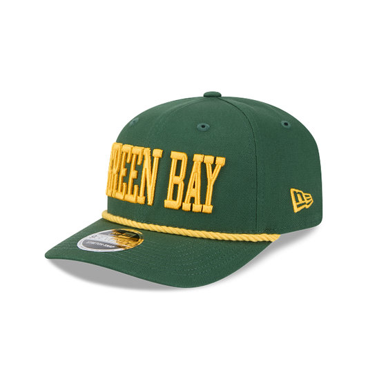 Green Bay Packers 9SEVENTY Wordmark Green Rope Hat