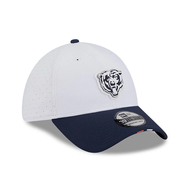 Chicago Bears Training Camp 2025 New Era 39THIRTY On-Field Flex Hat