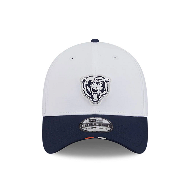 Chicago Bears Training Camp 2025 New Era 39THIRTY On-Field Flex Hat
