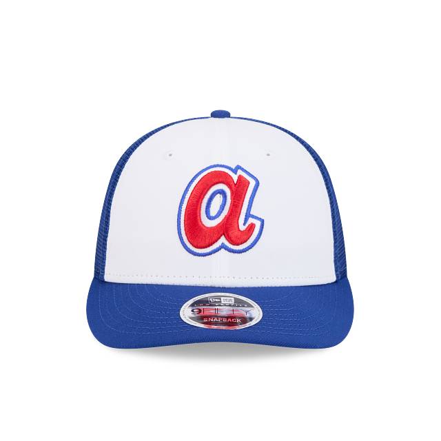 Atlanta Braves Retro 9FIFTY New Era Trucker Adjustable Hat