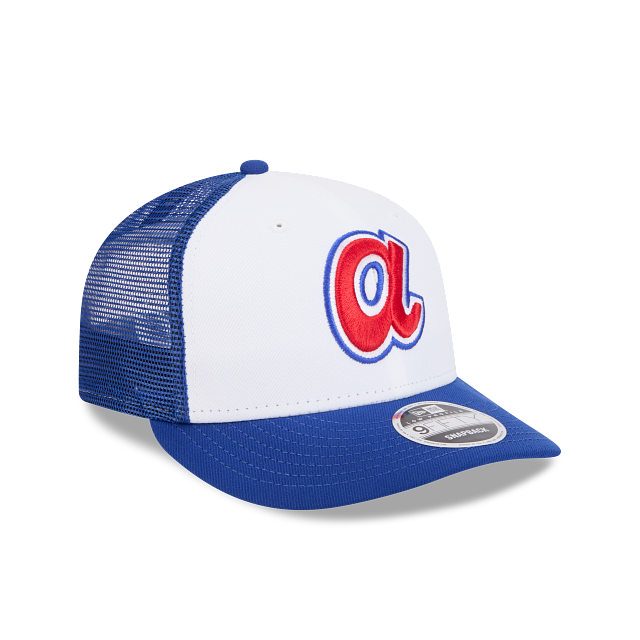 Atlanta Braves Retro 9FIFTY New Era Trucker Adjustable Hat