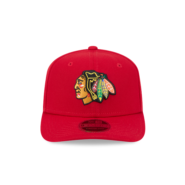 Chicago Blackhawks New Era 9SEVENTY Red Snapback Adjustable Hat
