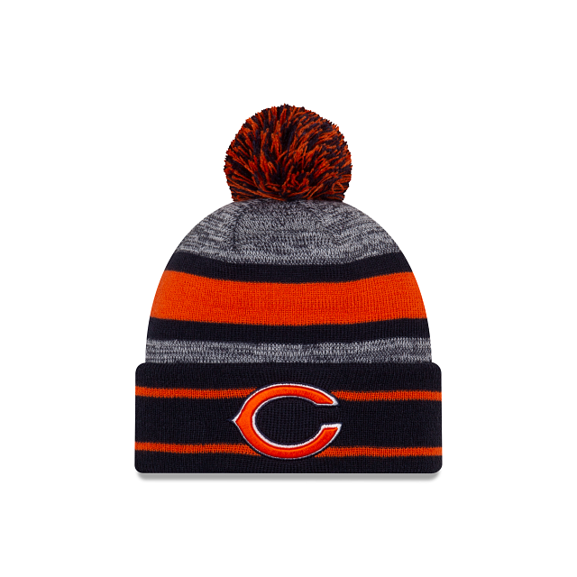 Bears New Era Striped Cuff Pom Knit