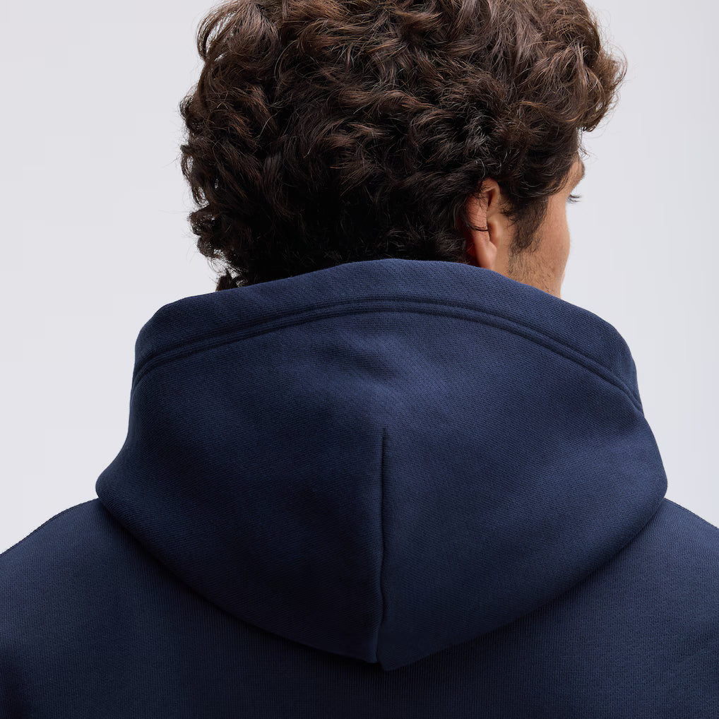 Chicago Bears Fanatics Iconic Fleece Flocked Hoodie - Navy