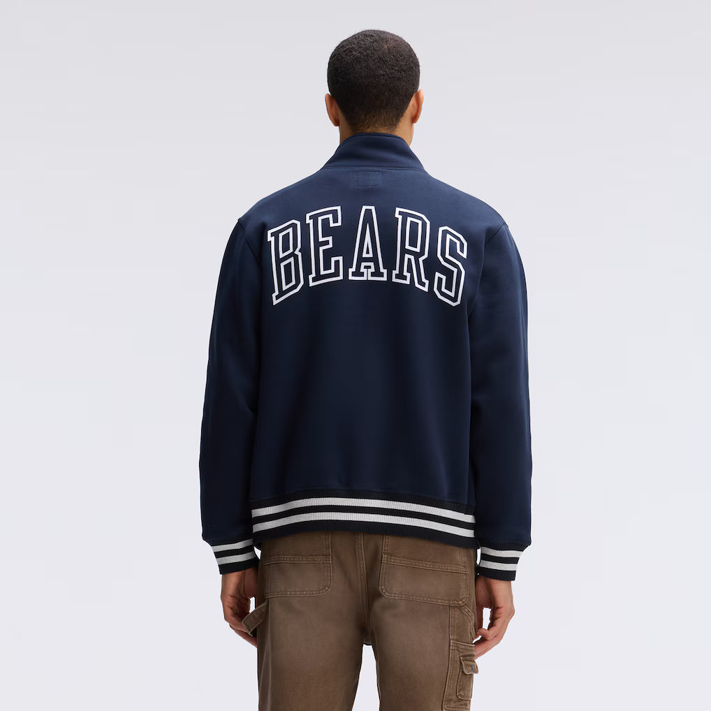 Chicago Bears Fanatics Iconic Fleece Full-Zip Jacket - Navy