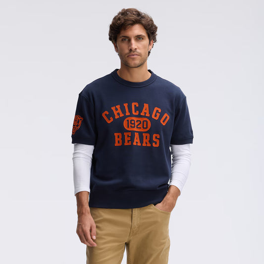 Chicago Bears Fanatics IconicFleece Short Sleeve Sweatshirt