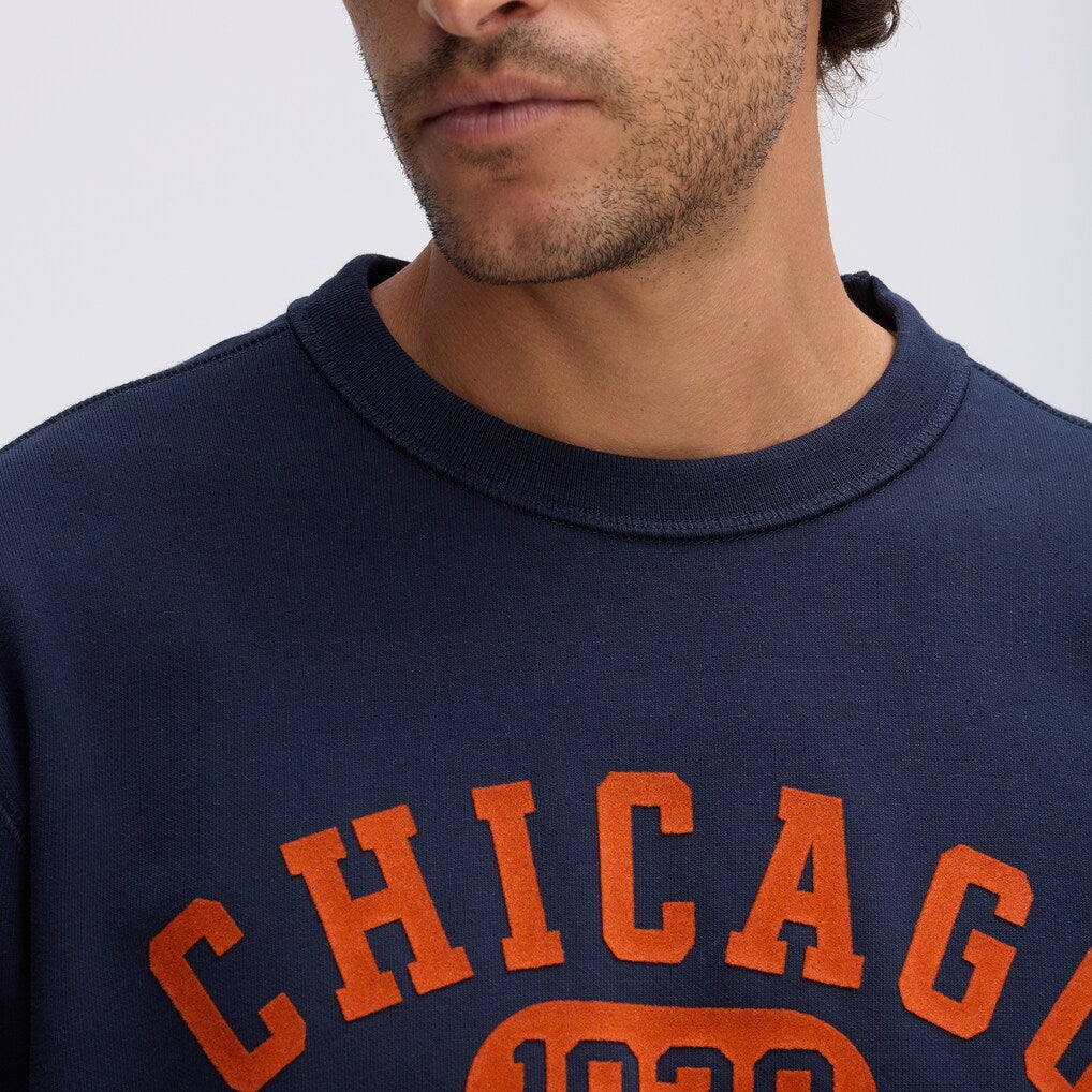 Chicago Bears Fanatics IconicFleece Short Sleeve Sweatshirt