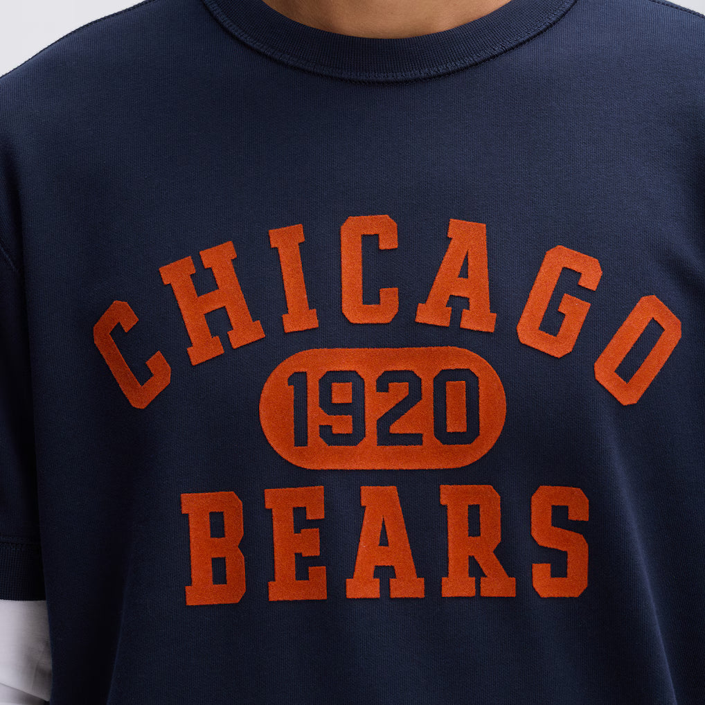 Chicago Bears Fanatics IconicFleece Short Sleeve Sweatshirt