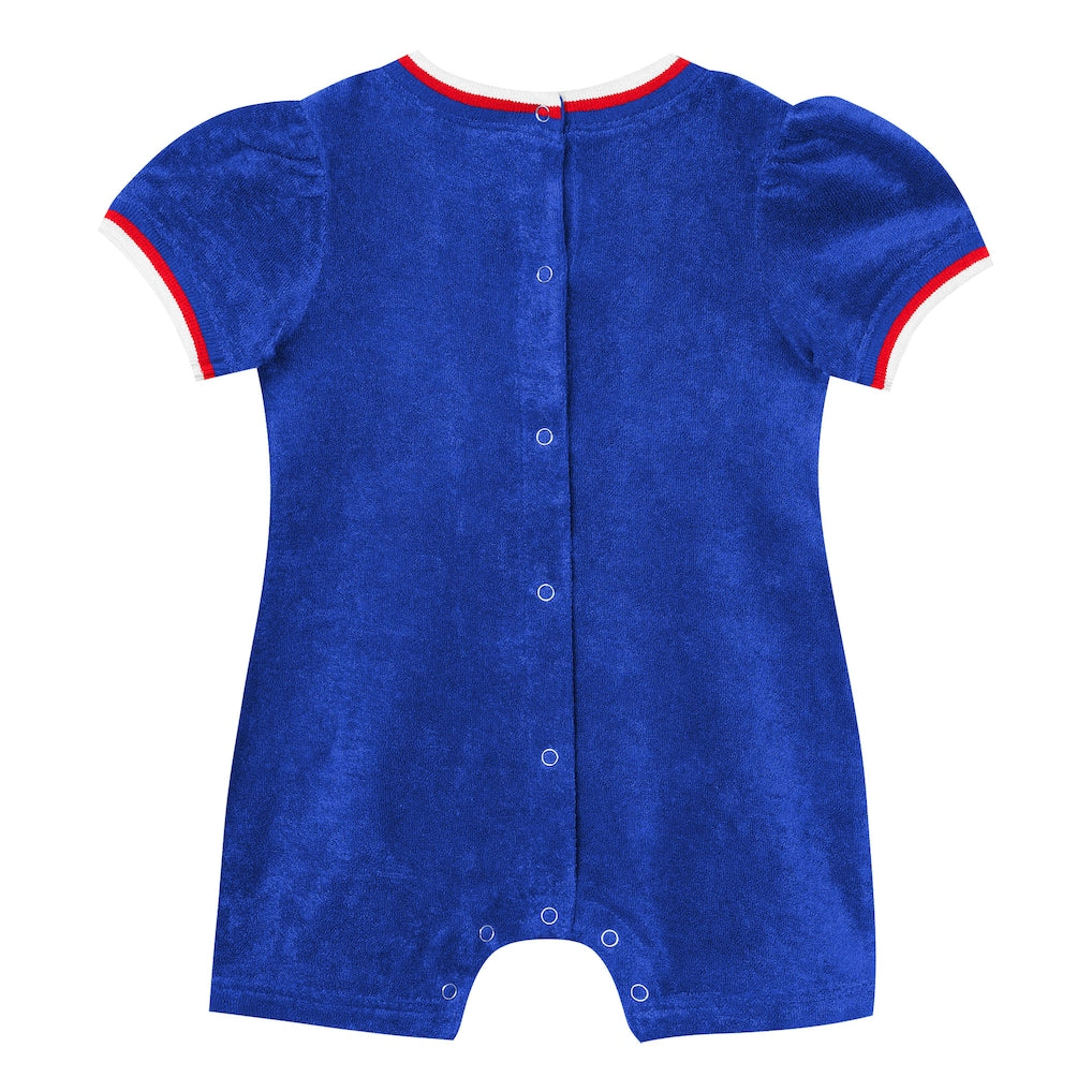 Chicago Cubs Outerstuff Girls Infant Wind-Up Coverall - Royal