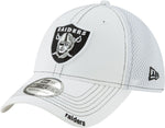 New Era Men's Las Vegas Raiders Neo Flex White Stretch Fit Hat
