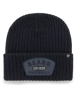 CHICAGO BEARS NAVY RIDGEWAY 47 CUFF KNIT