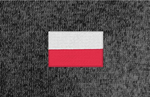 Polska Polish Antigua Fortune Full- Zip Jacket Smoke Heather White