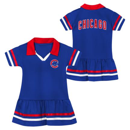 Chicago Cubs Outerstuff Preschool Big League Hit Dress - Royal