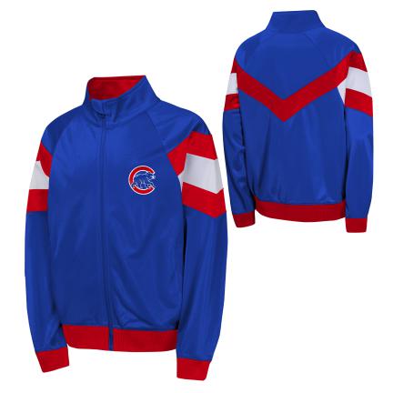 Chicago Cubs Field General Youth Track Jacket