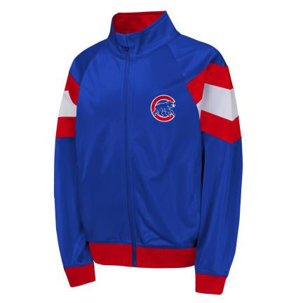 Chicago Cubs Field General Youth Track Jacket