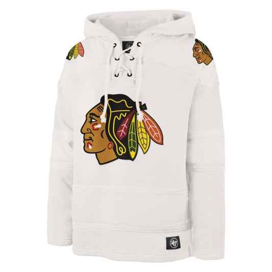 Chicago Blackhawks NHL '47 Whiteout Jersey Lacer Hoodie
