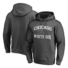 Chicago White Sox Fanatics Branded Heart & Soul Fitted Pullover Hoodie - Charcoal