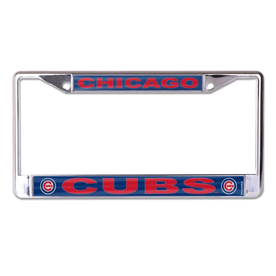 Chicago Cubs Chrome License Plate Frame