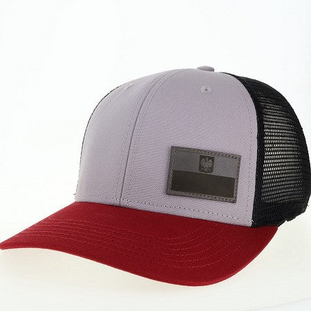 Black Trucker Polska Polish Flag Mid-Pro Snapback
