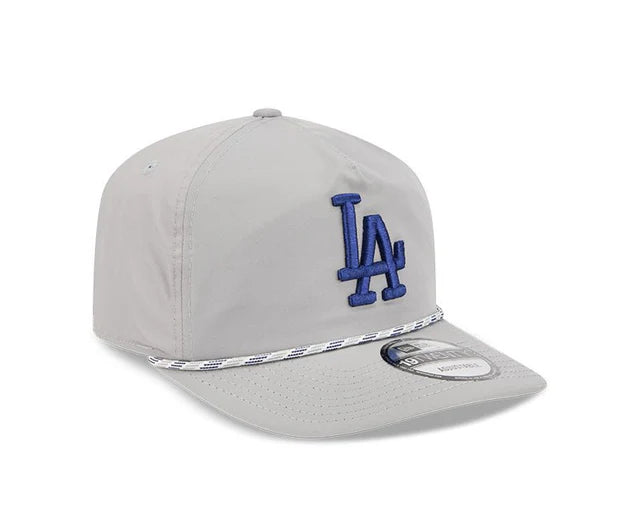 LA Dodgers Gray New Era 19TWENTY Rope Snapback