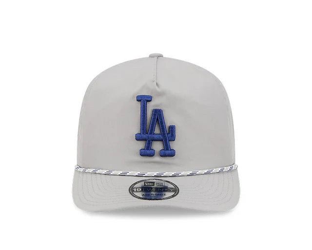 LA Dodgers Gray New Era 19TWENTY Rope Snapback