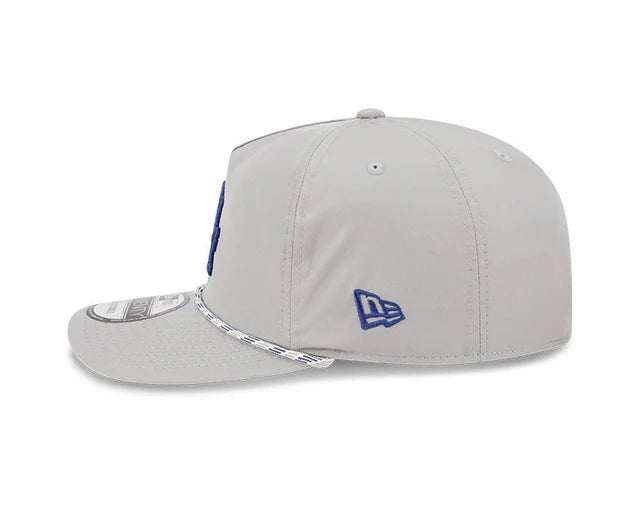LA Dodgers Gray New Era 19TWENTY Rope Snapback
