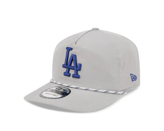 LA Dodgers Gray New Era 19TWENTY Rope Snapback